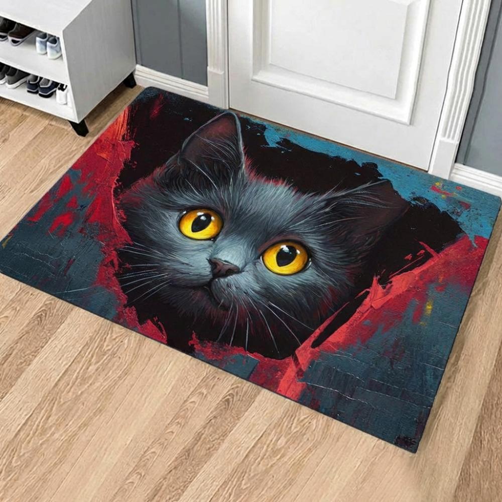 Water-absorbing Optical Illusion Doormat Non-slip Bedroom Door Rug Bathroom Carpet  Home Decor
