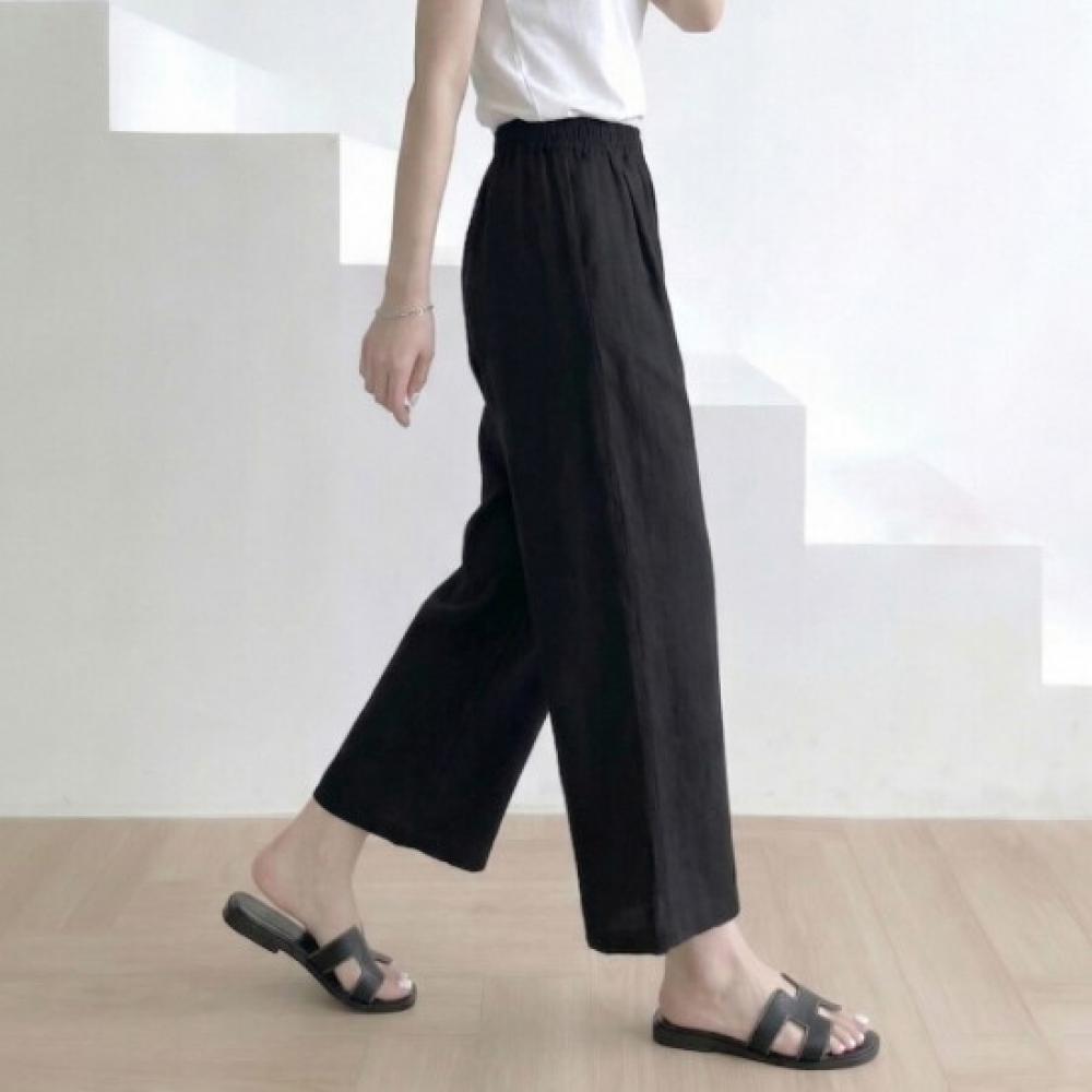 A+simple Women Cooling 8 10 Wide Straight Pants