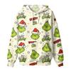 Women's Casual Christmas Print Pullover Hoodie with and Pockets