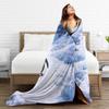 Nihilist Penguin But Why Flannel Blanket Creative Throw Blankets for Sofa Bedding Lounge 125*100cm Rug Piece,