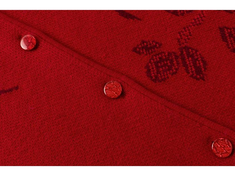 2025 Autumn/Winter Women's Wool Cardigan Crew Neck Sweater Coat