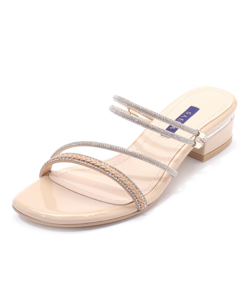 Saera Crystal Twist Multi-Strap Mule K56M026 (A Type)
