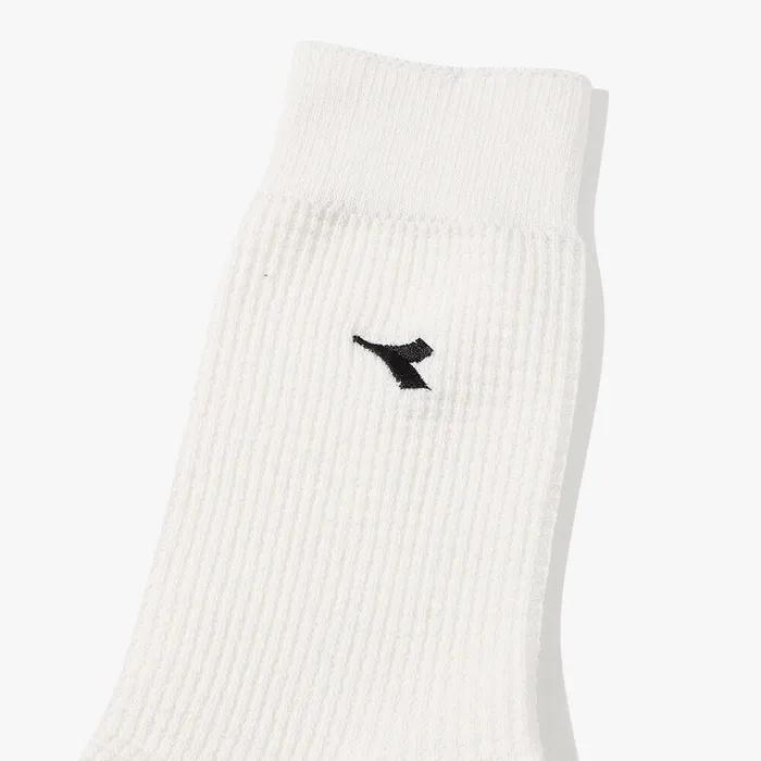 Waffle Crew Socks White OFF WHITE