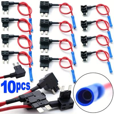 12V 24V Auto Lame Fusibili Titolare Circuito Adattatore di Protezione Splitter ATM APM Rubinetto Micro Connettore Camion Accessori Per Auto