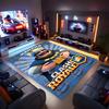 1pc Clash Royale Print Area Rug - Soft, Washable Non-Slip Indoor Mat for Office Chairs, Living Room, Home Office Decorative Rug