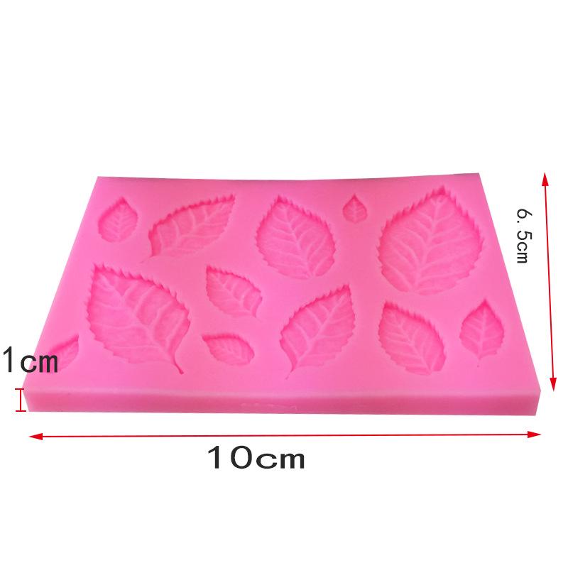 1pcs Silicone Maple Leaf Fondant Cake Decorating Tools Chocolate Baking Mould 3d Sugarcraft Resin Clay Homemade Bakeware