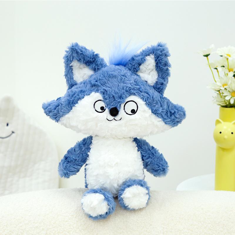 

Забавная кукла лиса плюшевая игрушка милая маленькая кукла лиса детский подарок на день рождения подушка для бросания 35cm