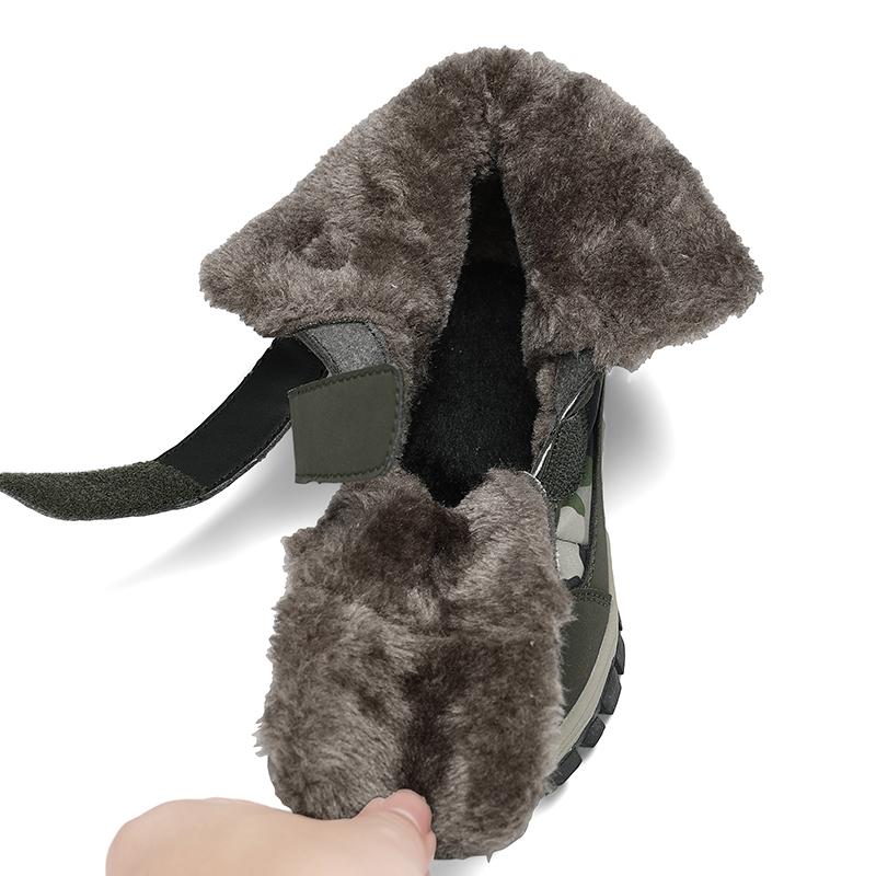 New Winter Children's Snow Boots Plush Boys and Girls' Casual Sports Shoes Outdoor Non slip Warm Kid's Ankle Boots Hiking Shoes