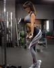 Geometric 3D Print High-Waisted Slimming Quick-Dry Fitness Leggings