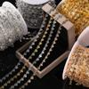 1 Meter Hollow Out Double Heart Chains Copper Classical Chain for Bracelet Necklace Jewelry Making Accessories