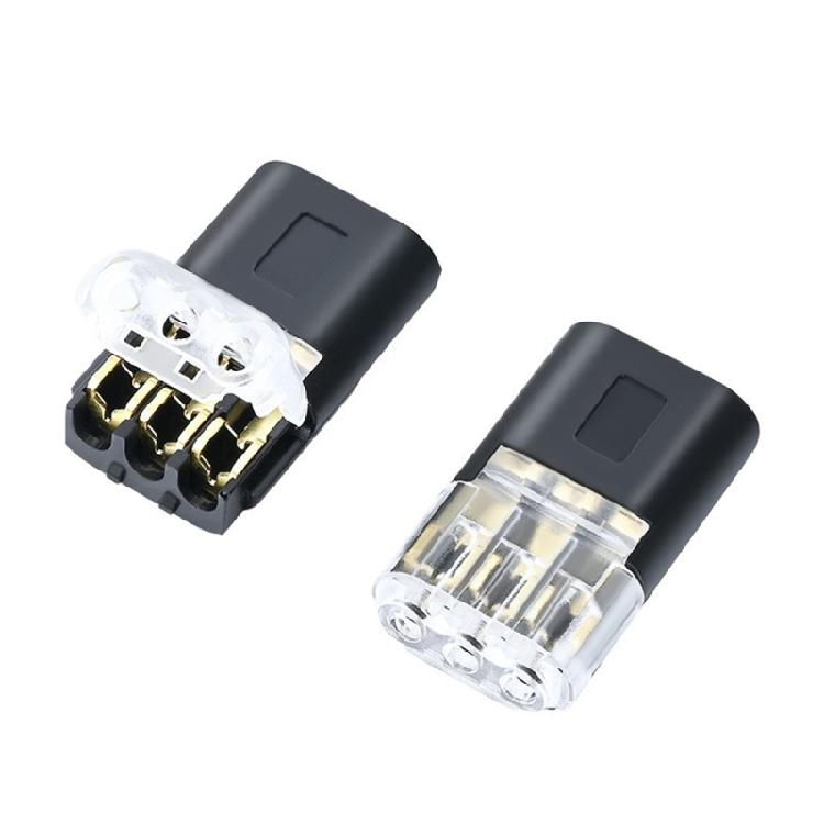 ABS Plastic LED Wire Connectors Easy Installation Terminals Block Connectors For 18-22AWG Electrical Cables