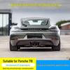 Porsche 718 GTS Front Bumper Assembly & Rear Lip Kit with Tail Light Injection Molded PP