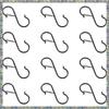 WON S Hooks For Hanging - S Shaped Hooks For Kitchen Utensil And Closet Rod - Black S Hooks For Hanging Plants,Pots
