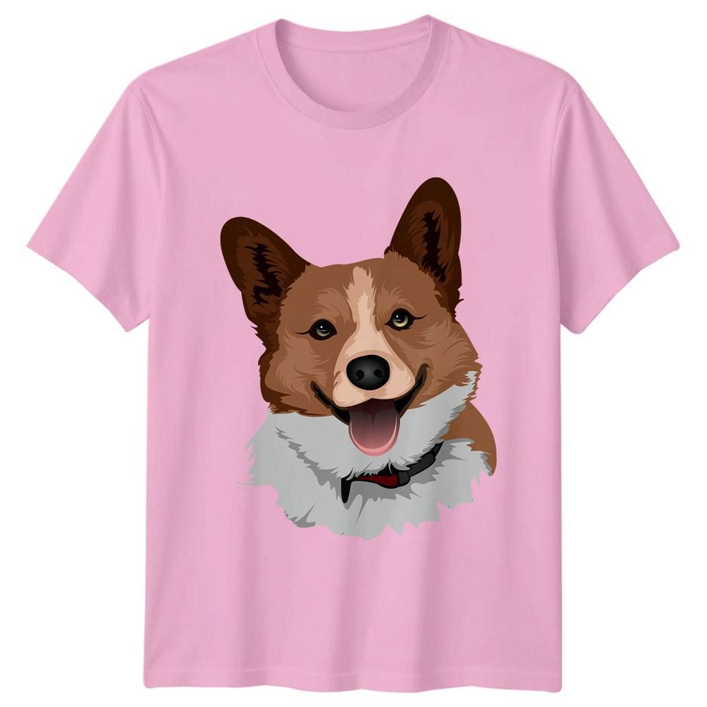 Happiness Is A Corgi Face TShirt Pembroke Welsh Corgi Dog Christmas