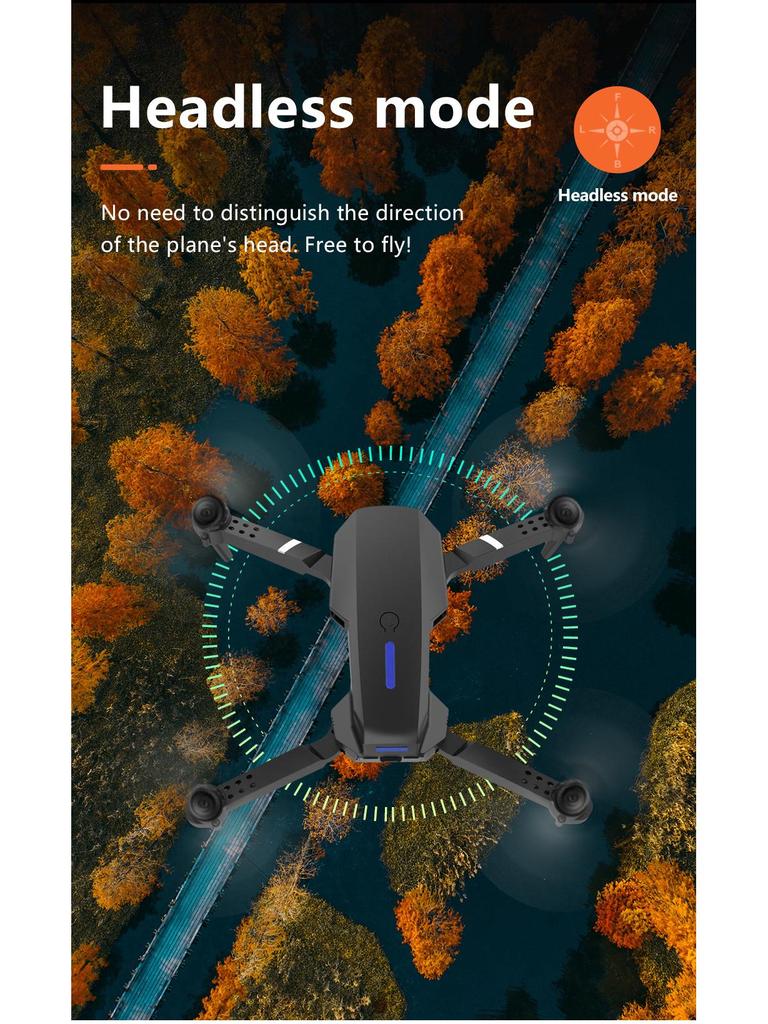 4K HD E88 Folding Drone Quadcopter with Remote Control & Camera