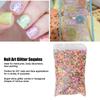 Circle Shape Chunky Glitter Cosmetic Nail Art Flakes Festival Crafts Sequins 50g
