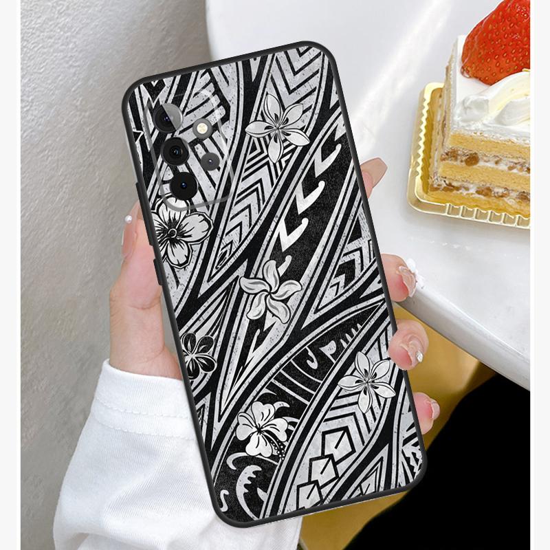 Maori Tribal Samoan Polynesian Case For Samsung Galaxy A55 A35 A15 A14 A34 A54 A73 A53 A33 A23 A13 A12 A32 A52 A51 Cover