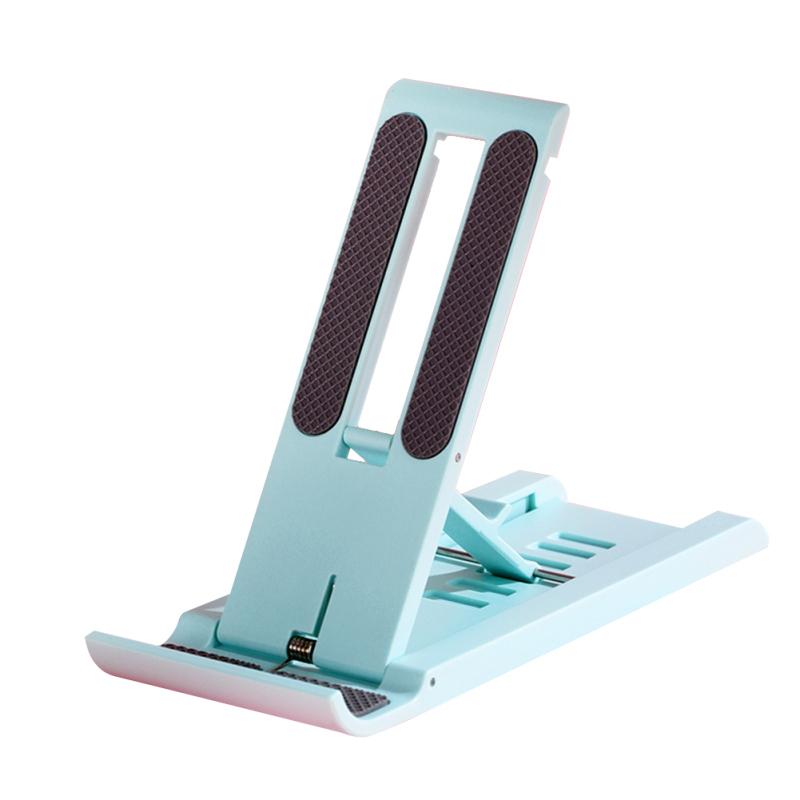 Folding Phone Holder Portable Adjustable Angle Desktop Tablet Bracket Multi-functional Hollowed Desk