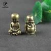 Retro Brass Big Belly Maitreya Tathagata Buddha Statue Hollow Desktop Miniatures Figurines Ornament Decoration Craft Accessories