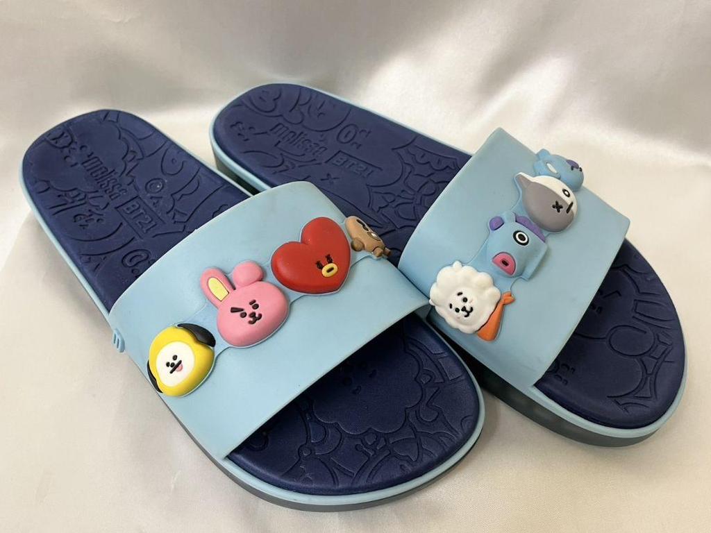 [USED] Melissa BT21 Collaboration Sandals, Size 25.5cm