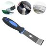 1x Tire Repair Tool Scraper Plastic Handle Curved Blade For Balancing Block Removal Tire Deposit Cleaning