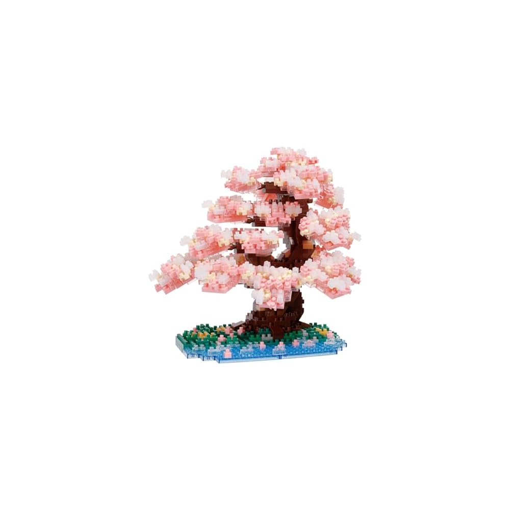 

Kawada Nanoblock Someiyoshino Cherry Blossom 990 Pieces 15x14.2x13.5cm Interior Hobby Building Set NBM-048