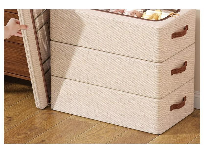 Tianshan Baumwolle & Leinen Feuchtigkeitsbeständige Schuhaufbewahrungs-Organizerbox