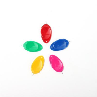 10Pcs Needle Threader Automatic DIY Plastic Hook Design Sewing Threader for Household