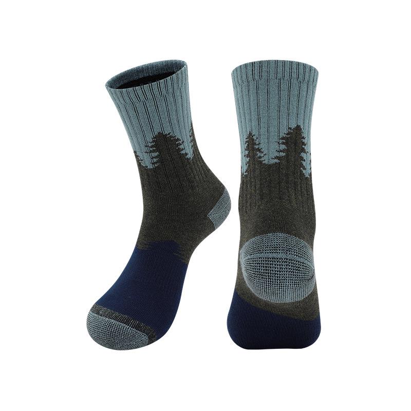 Sommer Merino Wolle Anti-Rutsch Wander- und Sportsocken - Atmungsaktiv und Warm