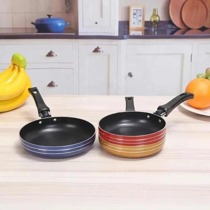 1ks 12cm mini pánev s nepřilnavým povrchem, ocelová pánev, hrnec, hrnec, nádobí na kuchyňské nádobí, smažení vajec, nástroje na smažení