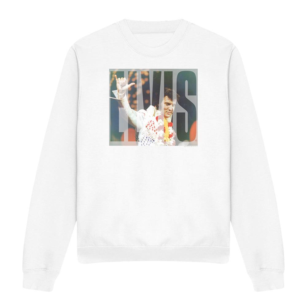 Elvis Presley Unisex Adult Aloha Knockout Sweatshirt