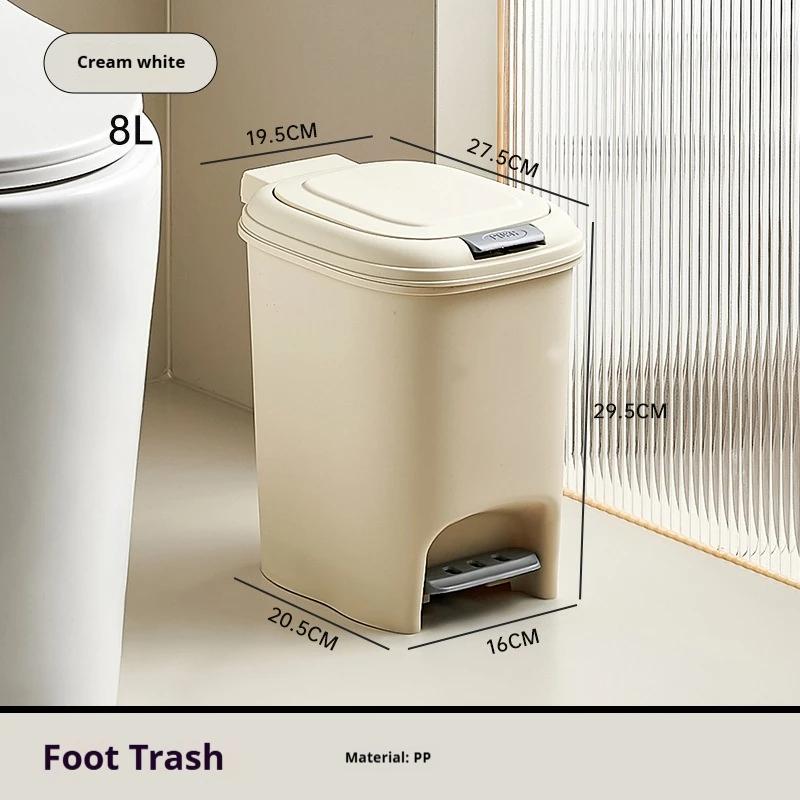 

Мусорное ведро с двойным открыванием, водонепроницаемое, с крышкой, для ванной, кухни, мусорное ведро для переработки отходов, большой ящик для хранения товаров для дома