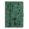 For iPad Mini (2019) 7.9 Inch/Mini 4/mini 3/Mini 2/Mini Case Couple Cat Imprinted Microfiber Leather Smart Tablet Cover