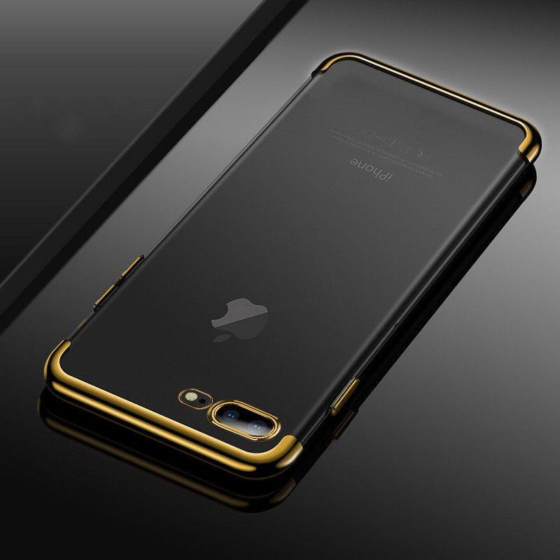 Iphone X For 8 7 6s Plus Case Electroplate Silicone Ultra Slim Clear Soft Cover