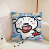 Cartoon C-Crayon S-Shin-chan Nohara Shiro Cute cushion cover Living Room Headboard Office Bedroom Sofa Nap Time Pillow Case