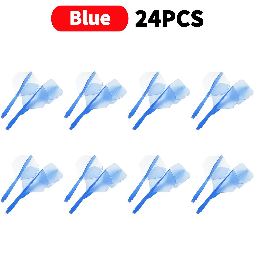 3-30Pcs 2BA Darts Tail Durable Anti-fall Darts Flights Transparent Plastic Darts Shafts Dart Throwing Entertainment Games