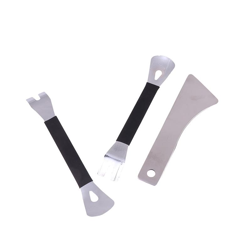 Strumento per la rimozione delle finiture dell'auto, leva di rimozione delle finiture a due estremità, cacciavite di fissaggio