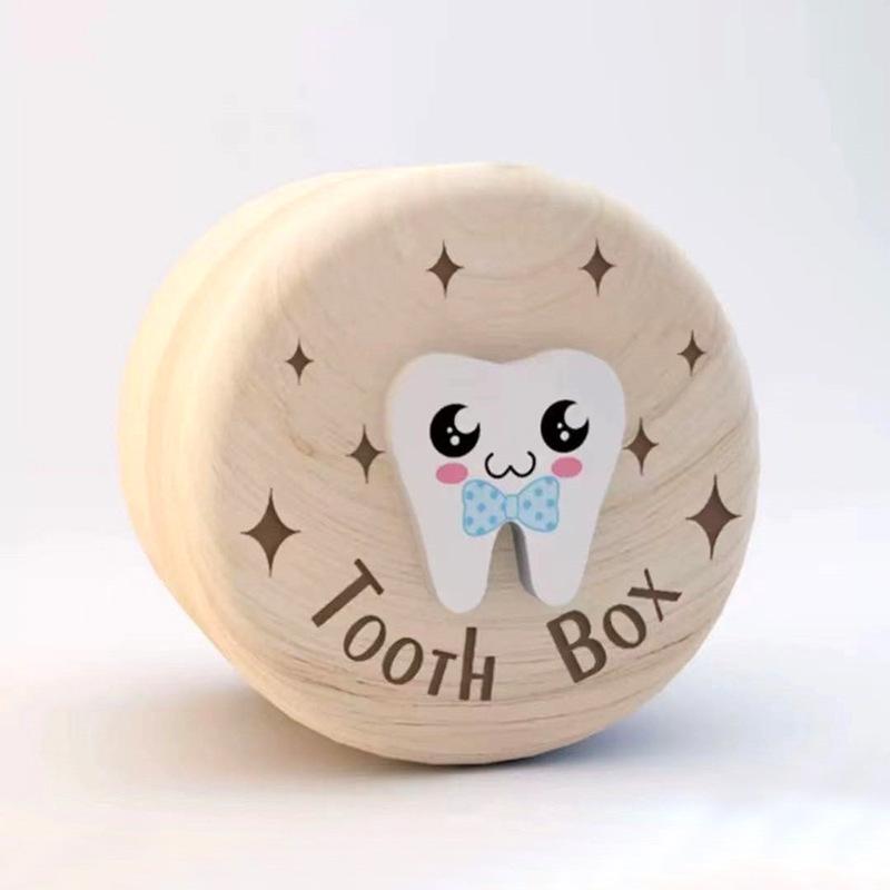 Wooden Milk Teeth Organizer Durable Collecting Teeth High Quality Baby Tooth Box Save Gifts Tooth Box