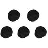 100Pcs Invisible Hair Nets Bun Cover Elastic Edge Mesh Hairnet Stretch Cap Black