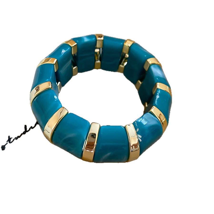 Irregular Round Shell Retro Court Style Bracelet - Light Luxury & High-End Women's Jewelry
