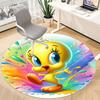 1pc Tweety Bird Chair Carpet for Office Non-Slip, Indoor Non-Slip Washable Carpet, Non-Shedding Mat For Office yy251030043