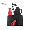 Animal Fridge Magnet Cat Pushing Vase Refrigerator Magnet, 3D Printed Whiskers Holder Pet Memorial Keepsake Decoration, Gift for Cats Lovers