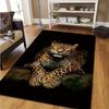 Luxury Jungle Leopard Flowers Print Carpet Living Room Home Decor Sofa Rug Bedside Rug Lounge Room Coffee Table Floor Mat Gifts