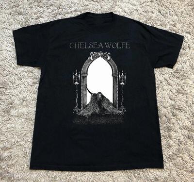 Vtg Chelsea Wolfe Black Cotton T-shirt All Size S-5XL Gift Fans Unisex T-Shirt