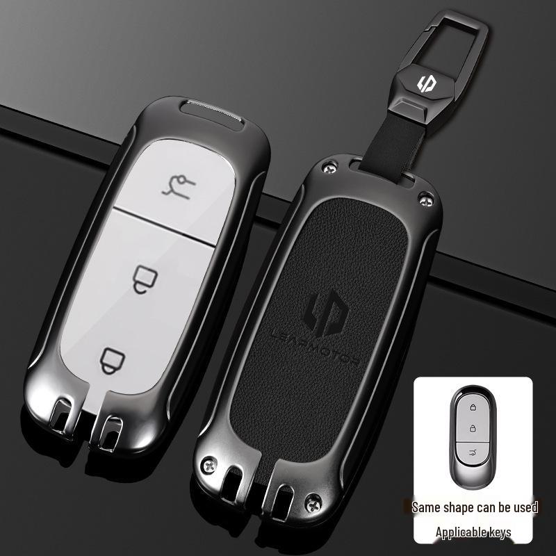 2023 Leapmotor Key Case for T03, C11, S01, C01 - Metal Buckle Bag for Men & Women