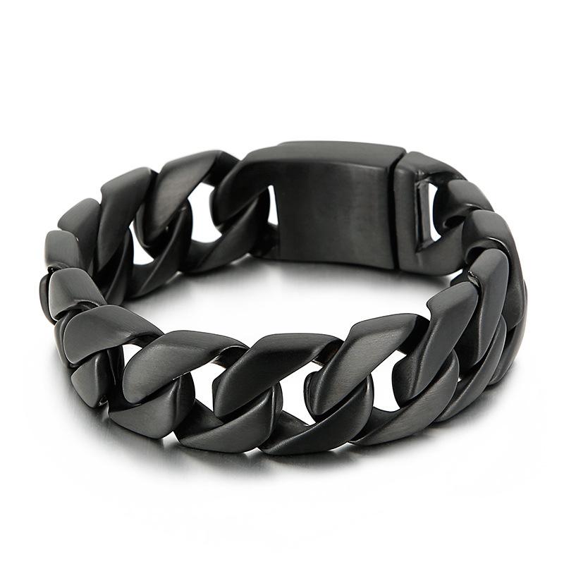 European and American Tide People Fashion Personality Simple and Elegant Men's Titanium Steel Bracelet