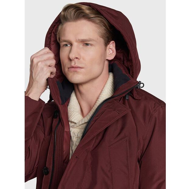Winter Jacket Boss Osiass 50477966 Burgundy Color, Standard Fit