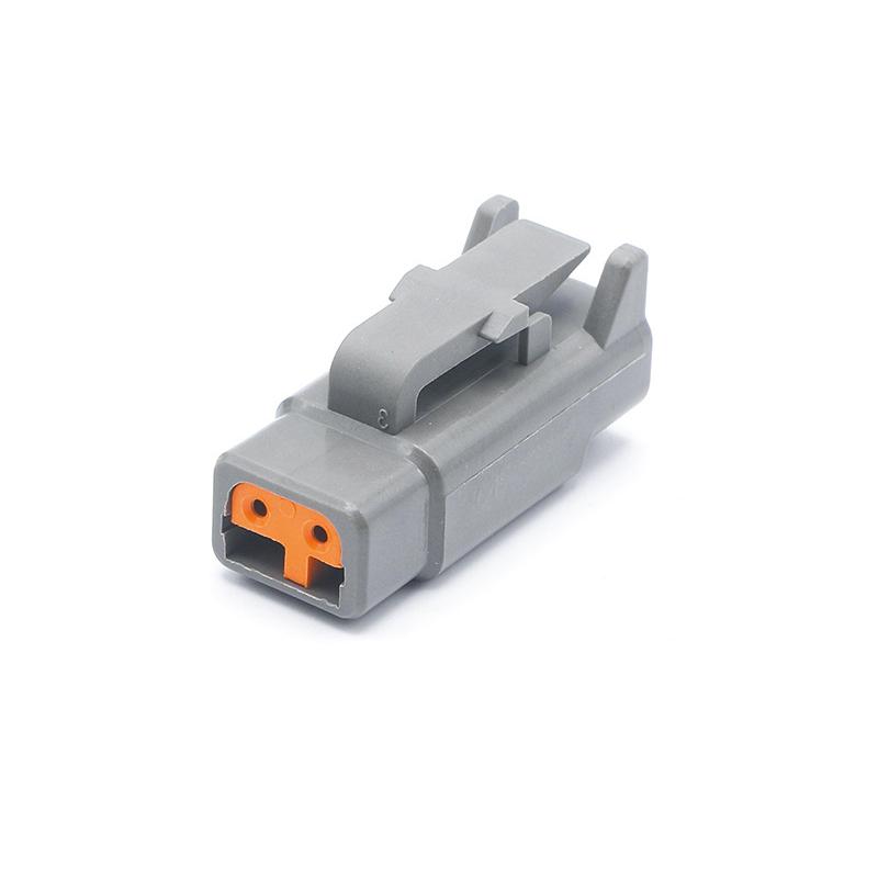 Deutsch DTM connector waterproof DT connector male and female head wiring terminal wiring harness plug socket DTM04-2P DTM06-2S