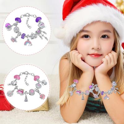 Bracelet DIY Advent Calendar 2025 Bracelet Making Kit Christmas Charm Beads Countdown Calendar Jewelry Making Kit for Adults Women Teens Girls Xmas