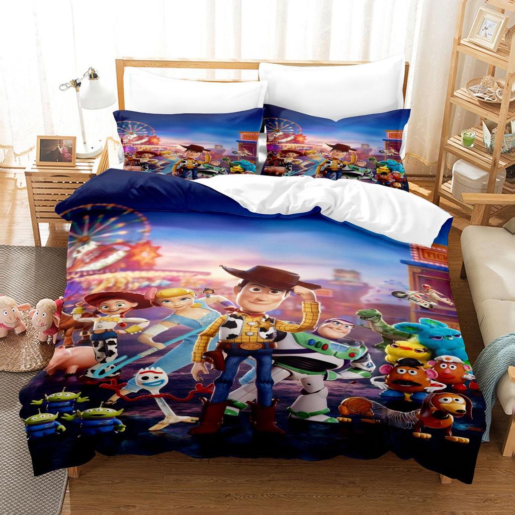 Printed Three-Dimensional 3D Digital Home Textile Three-Piece Children'S Home Textile Kit